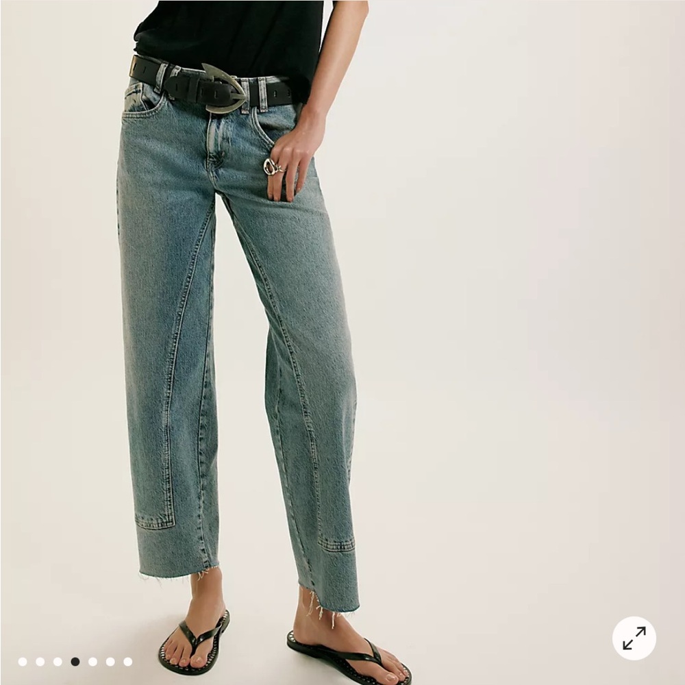 We The Free Mantra Blue Straight-Leg Jeans